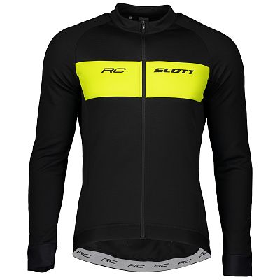 Превью  Велоджерси с длинным рукавом SCOTT RC Warm Black/Sulphur Yellow